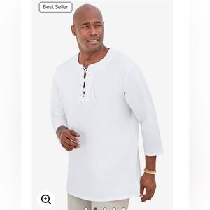 KS Island Cotton Gauze Lace-up Shirt